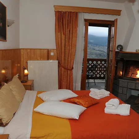 La Petri Studios With Fireplace & View Metsovo Kamer foto
