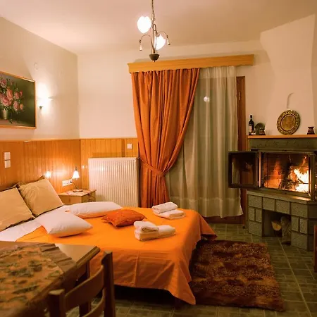 La Petri Studios With Fireplace & View Metsovo Kamer foto